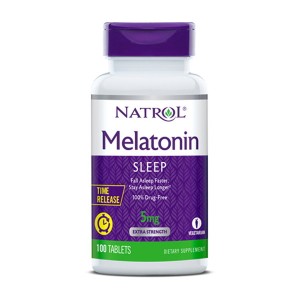 Natrol Melatonin Time Release 5 mg 100 таблеток