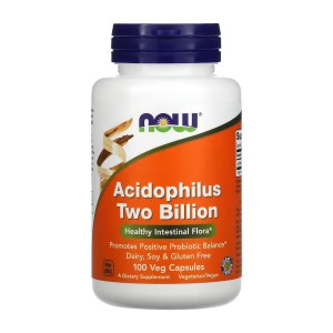 NOW Foods Acidophilus 2 billion 100 вегакапсул