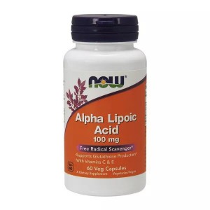 NOW Foods Alpha Lipoic Acid 100 mg 60 вегакапсул