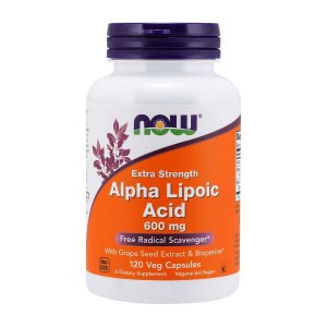 NOW Foods Alpha Lipoic Acid 600 mg 120 вегакапсул