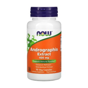 NOW Foods Andrographis 400 mg 90 вегакапсул NOW Foods Andrographis 400 mg 90 вегакапсул