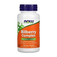 NOW Foods Bilberry Complex 100 вегакапсул