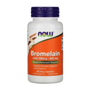 NOW Foods Bromelain 500 mg 60 вегакапсул
