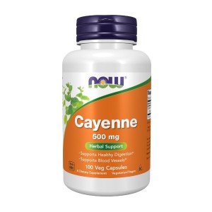 NOW Foods Cayenne 500 mg 100 вегакапсул