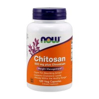 NOW Foods Chitosan 500 mg plus Chromium 120 вегакапсул