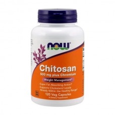NOW Foods Chitosan 500 mg plus Chromium 120 вегакапсул