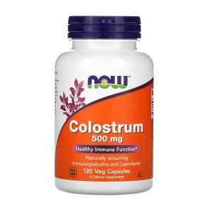 NOW Foods Colostrum 500 mg 120 вегакапсул