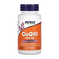 NOW Foods CoQ-10 400 mg 30 гелевых капсул