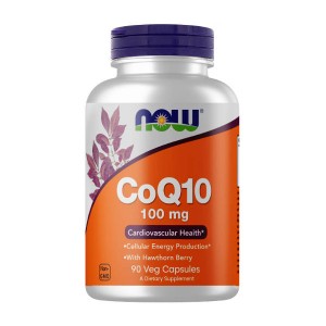 NOW Foods CoQ10 with Hawthorn Berry 100 mg 90 вегакапсул