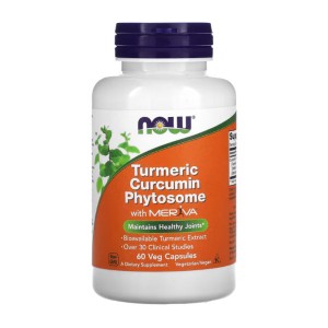 NOW Foods Turmeric Curcumin Phytosome 60 вегакапсул