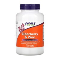 NOW Foods Elderberry & Zinc 90 пастилок