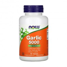 NOW Foods Garlic 5000, 90 таблеток