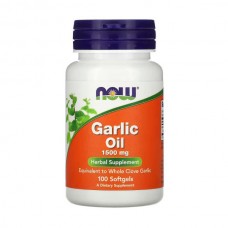 NOW Foods Garlic Oil 1500 mg 100 гелевых капсул