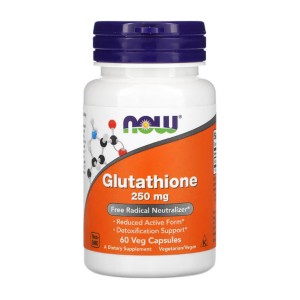 NOW Foods Glutathione 250 mg 60 вегакапсул