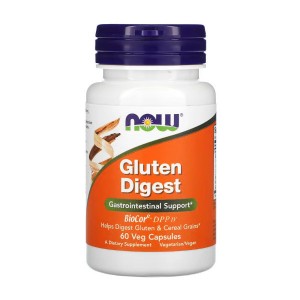 NOW Foods Gluten Digest 60 вегакапсул