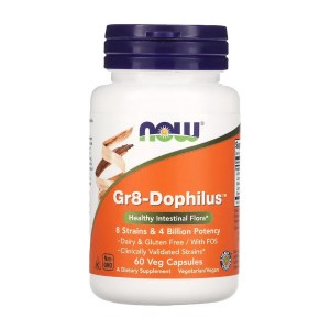 NOW Foods Gr8-Dophilus 4 billion 60 вегакапсул NOW Foods Gr8-Dophilus 4 billion 60 вегакапсул