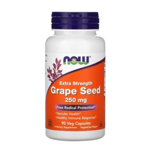 NOW Foods Grape Seed 250 mg 90 вегакапсул NOW Foods Grape Seed 250 mg 90 вегакапсул