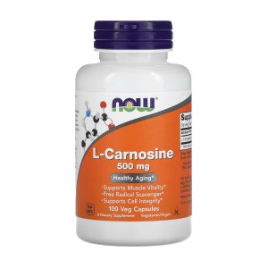 NOW Foods L-Carnosine 500 mg 100 вегакапсул NOW Foods L-Carnosine 500 mg 100 вегакапсул