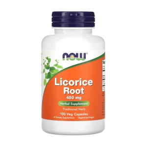 NOW Foods Licorice Root 450 mg 100 вегакапсул