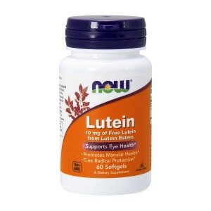 NOW Foods Lutein 10 mg 60 гелевых капсул