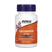 NOW Foods Lycopene 10 mg 60 гелевых капсул