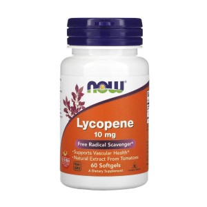 NOW Foods Lycopene 10 mg 60 гелевых капсул