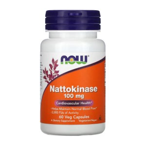 NOW Foods Nattokinase 100 mg 60 вегакапсул