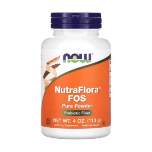 NOW Foods Nutraflora Fos Powder 113 г NOW Foods Nutraflora Fos Powder 113 г