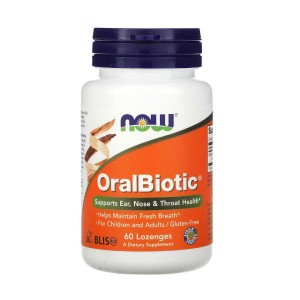 NOW Foods  OralBiotic 60 пастилок