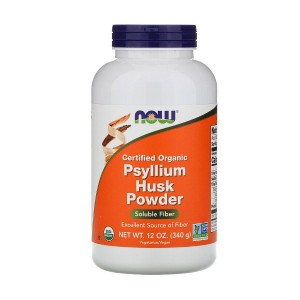 NOW Foods Organic Psyllium Husks Powder 340 г