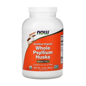 NOW Foods Organic Whole Psyllium Husks 340 г