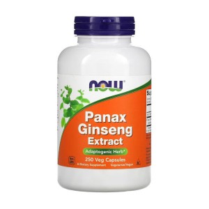 NOW Foods Panax Ginseng 500 mg 250 вегакапсул