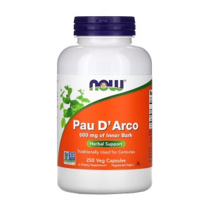 NOW Foods Pau D'Arco 500 mg 250 вегакапсул