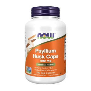 NOW Foods Psyllium Husk 500 mg 200 вегакапсул