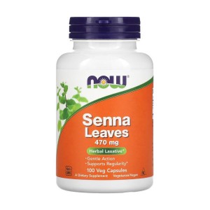 NOW Foods Senna 470 mg 100 вегакапсул