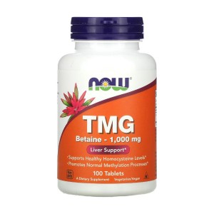 NOW Foods TMG 1000 mg 100 таблеток