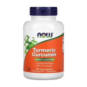 NOW Foods Turmeric Curcumin 120 вегакапсул