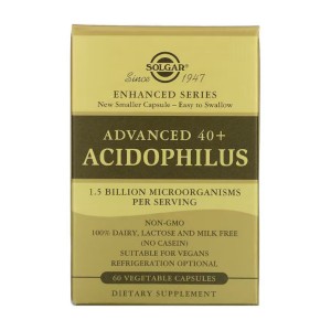 Solgar Advanced 40+ Acidophilus 60 вегакапсул