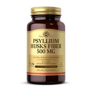 Solgar Psyllium Husks Fiber 500 mg 200 вегакапсул