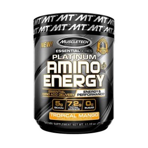 Muscletech Platinum 100% Amino Energy 295 г Тропический манго