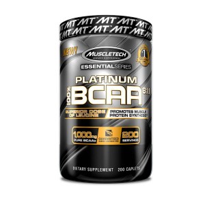 Muscletech Platinum Essential BCAA 8:1:1, 200 каплет