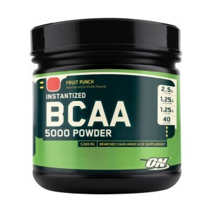 Optimum Nutrition BCAA 5000 Powder 380 г Фруктовий пунш