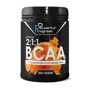 Powerful Progress Amino BCAA 2:1:1, 500 г Апельсин