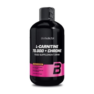 BioTech L-Carnitine 70.000 + Chrome Liquid 500 мл Апельсин