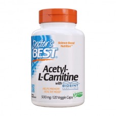 Doctor's Best Acetyl-L-Carnitine Biosint 500 mg 120 капсул