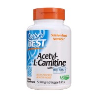 Doctor's Best Acetyl-L-Carnitine Biosint 500 mg 60 капсул
