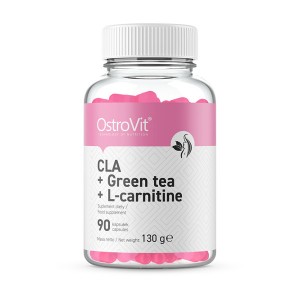 OstroVit CLA + Green Tea + L-carnitine 90 капсул OstroVit CLA + Green Tea + L-carnitine 90 капсул