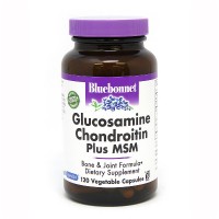 Bluebonnet Nutrition Glucosamine Chondroitin plus MSM 120 капсул