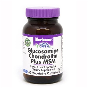 Bluebonnet Nutrition Glucosamine Chondroitin plus MSM 60 капсул