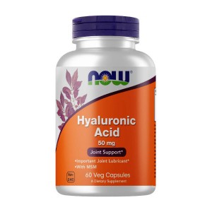 NOW Foods Hyaluronic Acid with MSM 60 вегакапсул